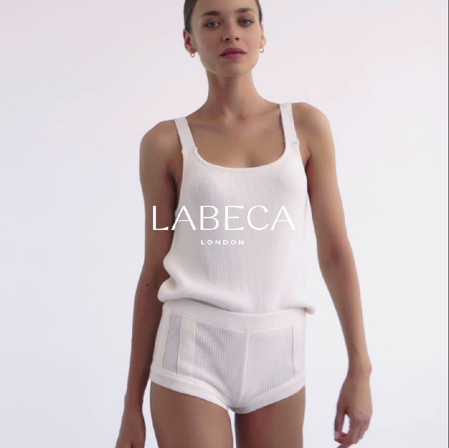 Kayla Ecru Wool Tank Top
