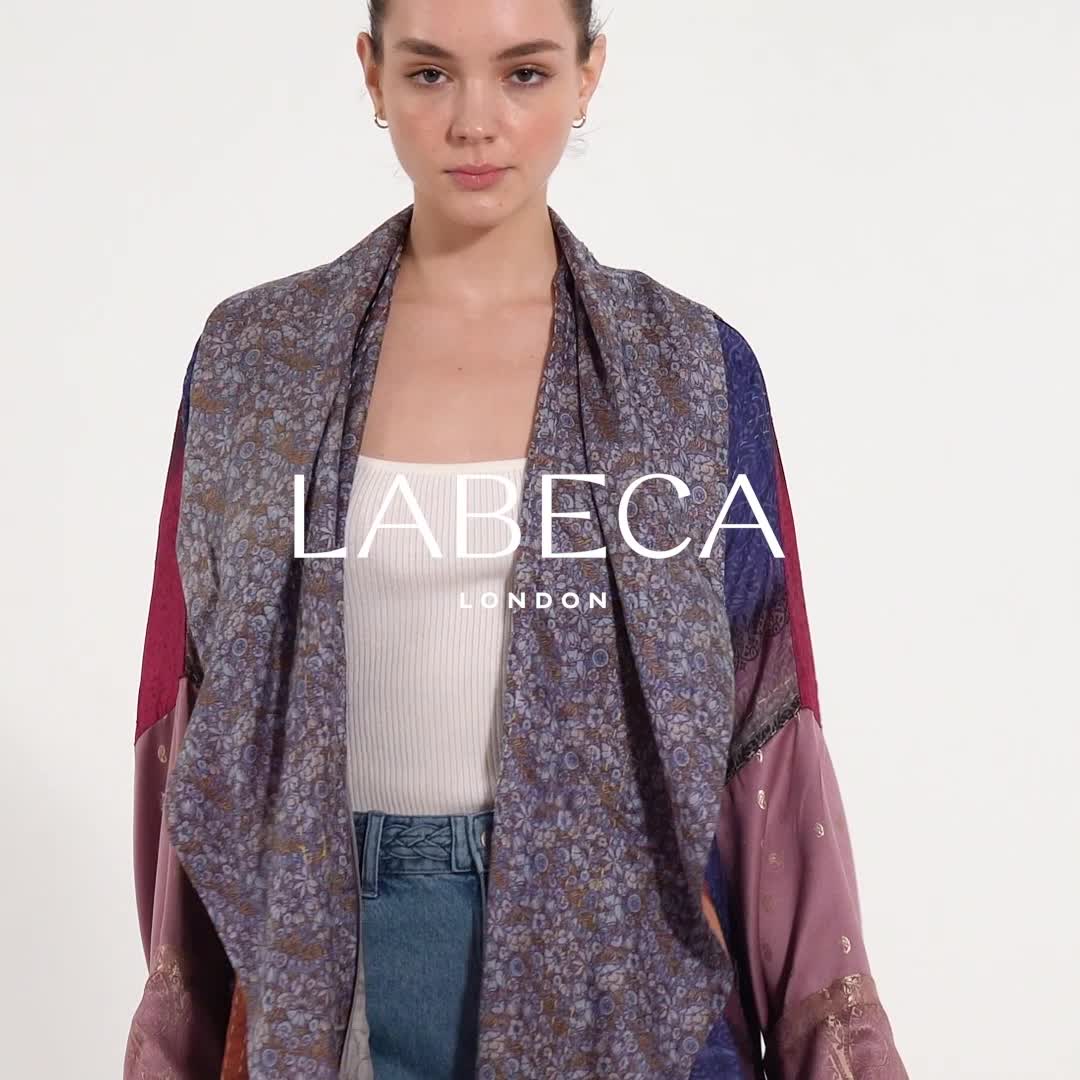 Limited Edition Patchwork Silk Kimono