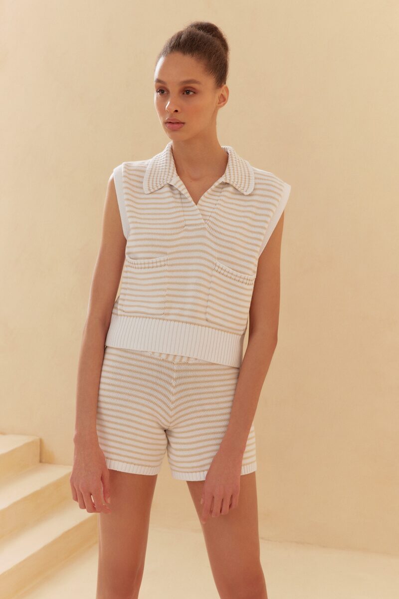 Oatmeal Sailor Sweater