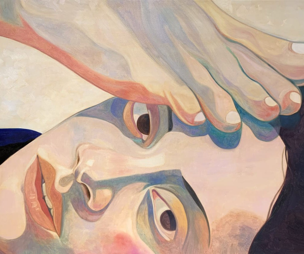 Between a delicate femininity and an empowered female form: How Ines Longevial’s geometric faces rework womanhood.