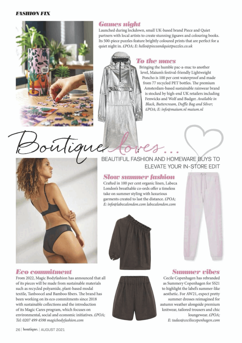 Boutique Magazine August 2021